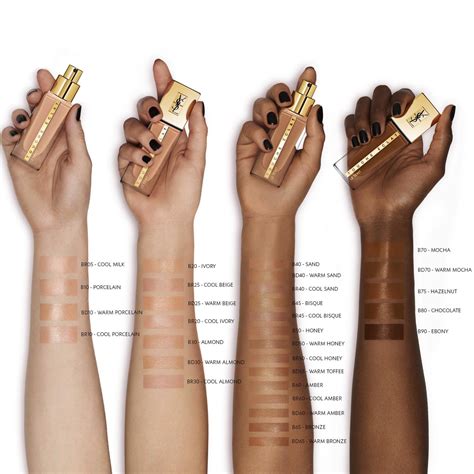 ysl teint touche eclat foundation|ysl touche eclat shade chart.